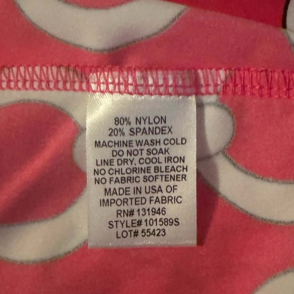Jude Connally Pink and White Chain Link Sleeveless Shift Dress - Picture 5 of 5